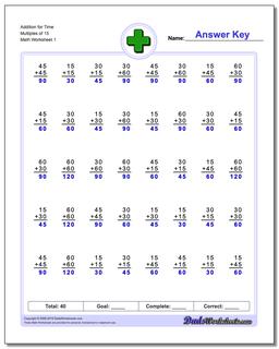 Applications Addition Worksheet
