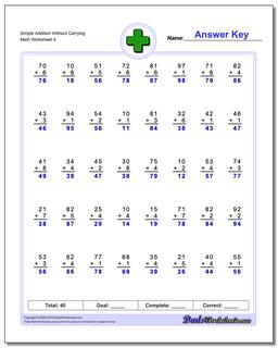 Addition Worksheets