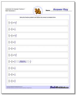 Fraction Subtraction