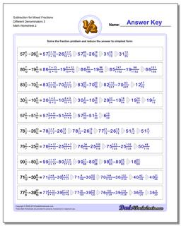 Fraction Subtraction