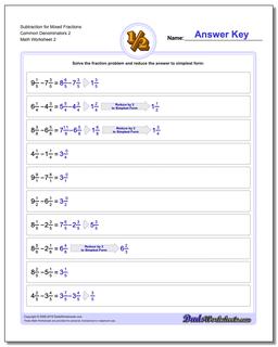 Fraction Subtraction