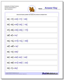 Fraction Subtraction