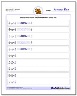 Fraction Subtraction
