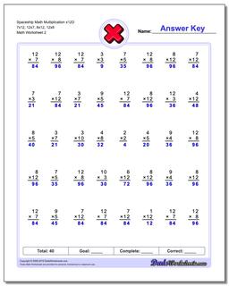 Multiplication Worksheets