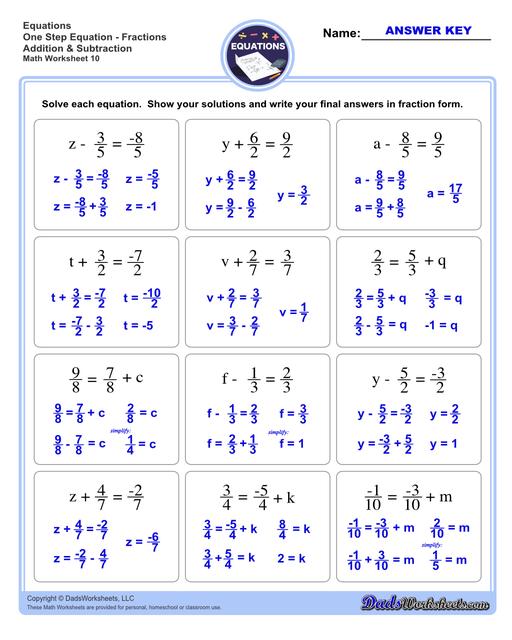 Addition Worksheets