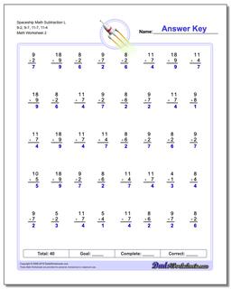 Subtraction Worksheets