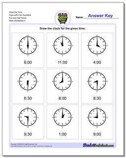 Telling Analog Time