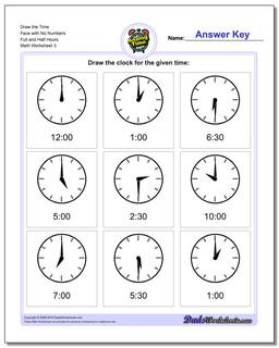 Telling Analog Time