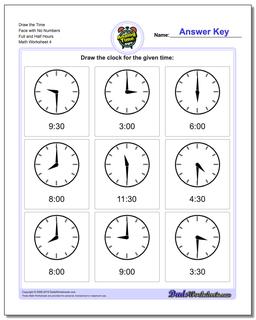 Telling Analog Time