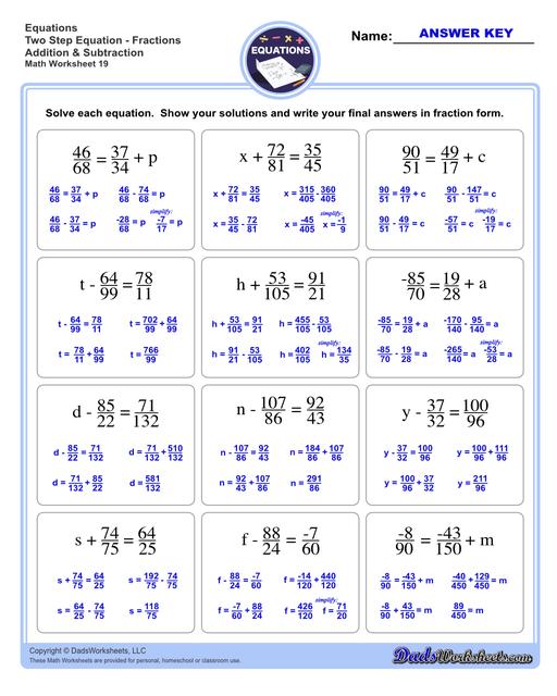 Addition Worksheets